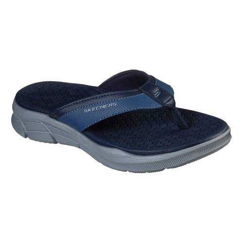 skechers sandals mens blue