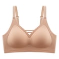 thumbnail image 1 of Timegard Womens Plus Size Bras Adjustable Strap High Support Wirefree Comfortable Daily Thin Bras, 1 of 3