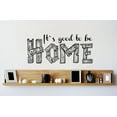 thumbnail image 1 of Custom Decals Its Good To Be Home Dining Room Quote 10x20", 1 of 1
