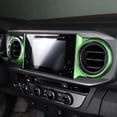 thumbnail image 4 of TINKI Car Inner Central Console Air Conditioning Vent Rings Frame Cover Trim Car Accessories，ABS， Fit for Toyota Tacoma 2016 2017 2018 2019 2020 2021 2022, 4 of 14