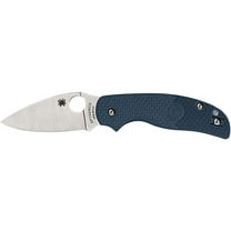 Spyderco Sage 5 Pocket Knife 3" Drop Point CPM-SPY27 Satin Blade Fiberglass...