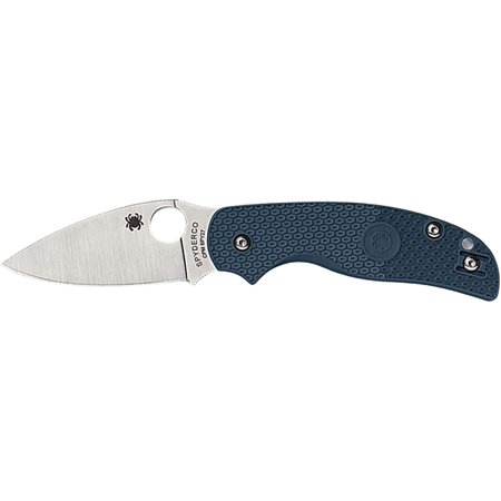 Spyderco Sage 5 Pocket Knife 3 Drop Point CPM-SPY27 Satin Blade Fiberglass...