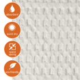 thumbnail image 4 of Gilden Tree Toalla Tipo Gofre De Secado Rápido, Exfoliante Fina, Paquete De 4 Paños Para Cara Y Cuerpo, Estilo Moderno (Crema), 4 of 5