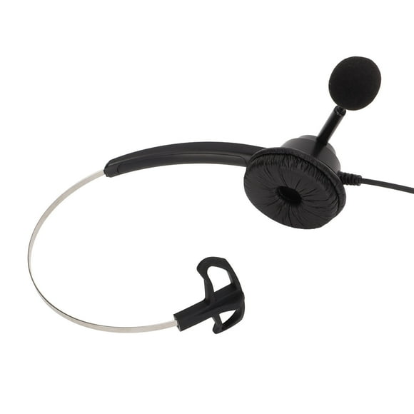 Monaural Office Headset, Noise Cancelling Clear Chat Headset With Microphone For For Customer Service For Beien