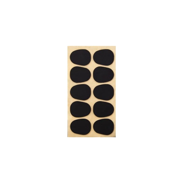 Parches para boquilla de clarinete, 10 Uds., almohadillas para instrumentos musicales, negro, blanco, agudos ventajosos/Alto/Tenor, accesorios Accesorios para instrumentos musicales Negro 0.8 Greeniant OD020865-01B