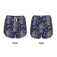 thumbnail image 3 of Daiia Lavender Flowers Pattern Women's 2 in 1 Running Shorts - Lightweight Athletic Workout Gym Yoga Shorts Liner with Phone Pockets-Large, 3 of 7