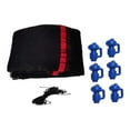 thumbnail image 3 of Red de trampolín segura, accesorios de red, resistente a la intemperie, estable, de repuesto, transpirable, para adultos que saltan al aire libre, 3 of 8