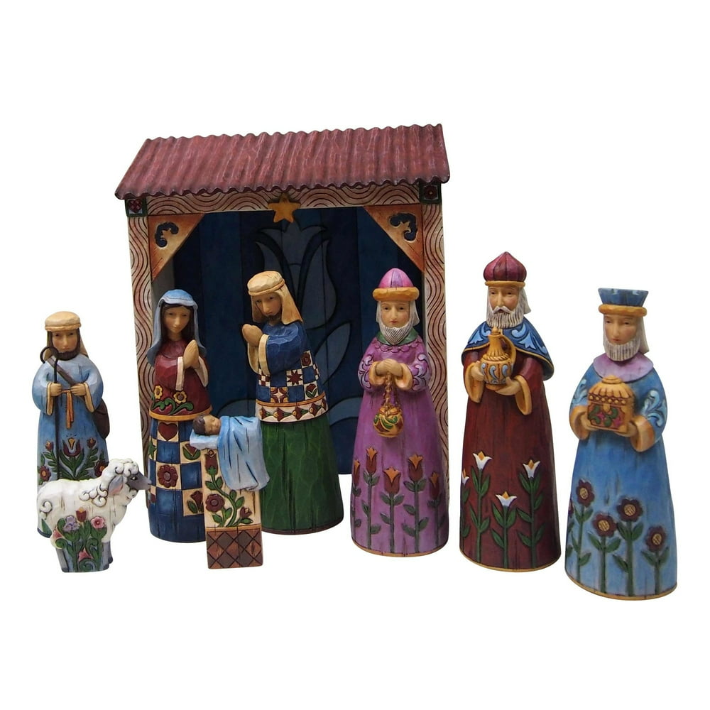 Jim Shore Folklore Nativity Set - Walmart.com - Walmart.com