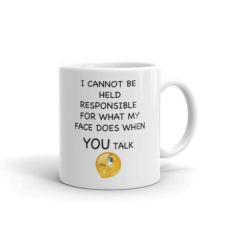 Coffee Mugs Walmart I Can't Be Held Responsible Funny Sarcastic Novelty Humor 11oz White Ceramic Glass Coffee Tea Mug Cup ()