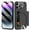 Black, variant on for iPhone 14 Pro Max Case with Screen Protector & Camera Cover & Lanyard 7-in-1 Full Body Hybrid iPhone 14 Pro Max Case Wallet Card Holder Shockproof Phone Case for iPhone 14 Pro Max - Black