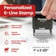 thumbnail image 4 of Sello de texto personalizado Promotion Sello autoentintable para dirección, 4 of 5