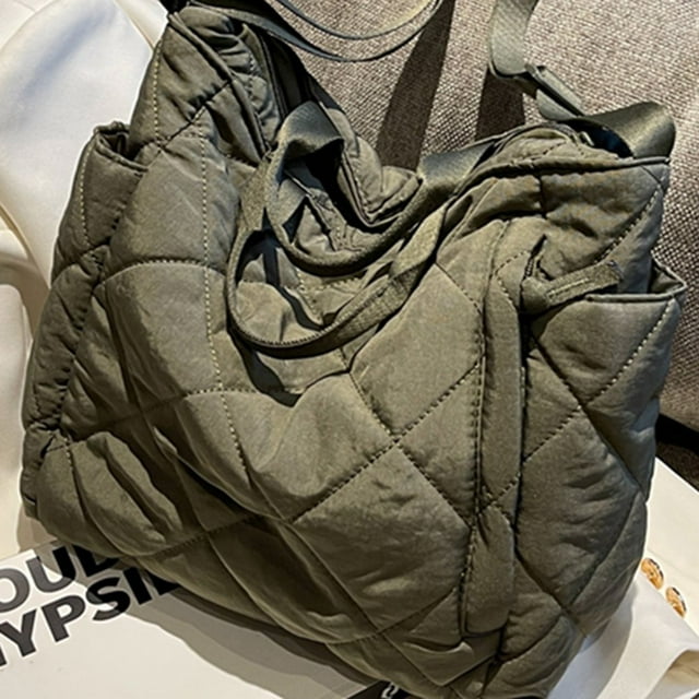 Sacs de Voyage Automne Hiver Grande Capacité Sac Messager Matelassé Mode pour le Travail