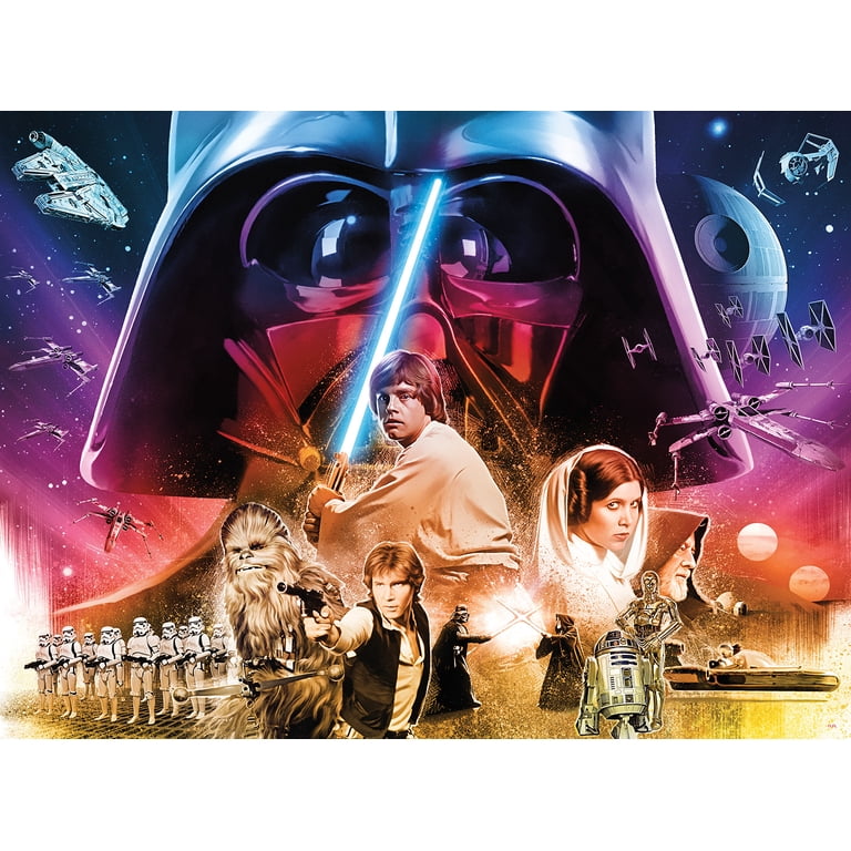 Buffalo Games - Puzzle Star Wars Galactic Child 1000 Pezzi, Con Grogu, Poster Incluso, Finito 68x50 Cm - 2