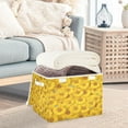 thumbnail image 4 of IAUYY 42*32*30cm Storage Bin with Lid Storage Boxes with Handles,300D Oxford Fabric+Hollow Board Applicable to Clothes Storage Office Storage,Glorious Petals, 4 of 6