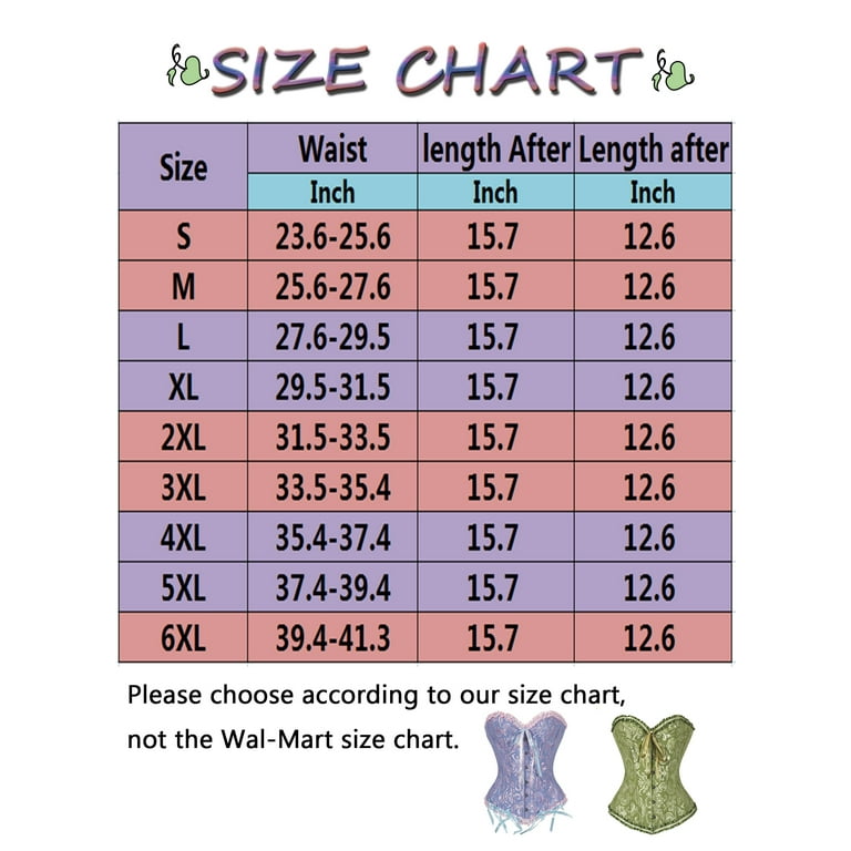 FANNYC Women s Lacing Corset Top Floral Boned Overbust Body Shaper