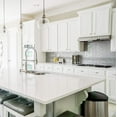thumbnail image 3 of Arthome 17''x78.7'' White Contact Paper, Self Adhesive Wallpaper Waterproof Gloss PVC Vinyl, Oil Proof, White Wallpaper, White Vinyl Paper for Furniture Cover Surface,Countertop,Kitchen,Shelf Liner, 3 of 10