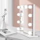 thumbnail image 4 of Luces de tocador estilo Hollywood, lámpara de relleno para espejo de tocador Hollywood de bricolaje, luz uniforme ABS para maquillaje en espejo, cuentas LED de alta definición, 9 niveles de brillo,, 4 of 5