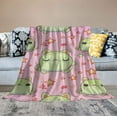 thumbnail image 2 of Nawypu  Cute Kawaii Frogs Blanket, Flannel Blanket Fluffy Cozy Fuzzy Throws Non-Shedding for Nap Bed Sofa Couch Home Decor, 2 of 6