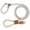 WHITE, variant on Multi-functional adjustable P-shape dog leash Chain Traction Rope Leads for Running Walking Free hands free leashes