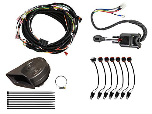 Polaris Ranger 1000 Plug & Play Turn Signal Kit w/Steering Column; Attached Horn