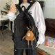 thumbnail image 4 of Mochila de pana de moda para mujer, de color puro, a rayas, Harajuku, mochila escolar para adolescentes, mochila de lujo para chicas, mochila bonita para mujer, 4 of 5