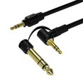 thumbnail image 1 of 3.5mm Audio Extension Cable for 3.5mm Jack Device Black, 1 of 5