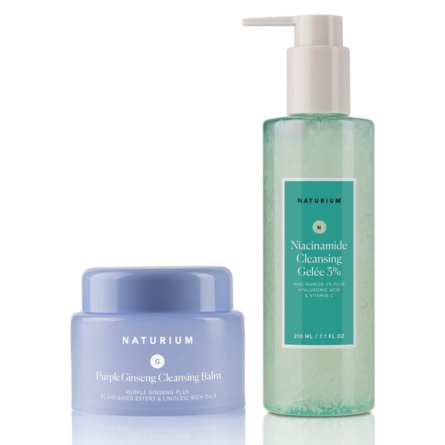 Set de cuidado de la piel Naturium Ultimate Double Cleanse Purple Ginseng
