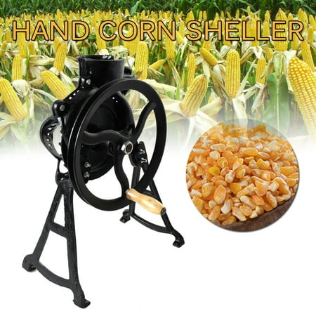 

TABODD Hand Corn Sheller Heavy Duty Shelling Machine Manual Farm Corn Thresher Corn Remover Tools Hand Sheller with Wooden Handle