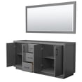 thumbnail image 6 of Wyndham Collection WCF111172DWZCXSXXM70 Icon 71" Double Free Standing Vanity Cabinet -, 6 of 7