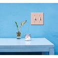 thumbnail image 5 of WIRESTER 2-Gang Toggle Wall Plate/Switch Plate Cover, Solid Pink, 5 of 6