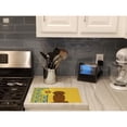 thumbnail image 2 of Summer Sunflowers Mahogany Golden Retriever Glass Cutting Board Large 12 in x 15 in, 2 of 5
