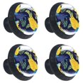 thumbnail image 1 of 4 Pcs Parrot Knobs for Kitchen Cabinet Cupboard Dresser Bookcase Drawer Pulls Handles Round Home Decor, 1 of 5