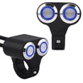 thumbnail image 4 of Motorcycle Headlight Brake Switch 22mm Handlebar Button with Indicator Aluminum Alloy Easy Install, 4 of 7