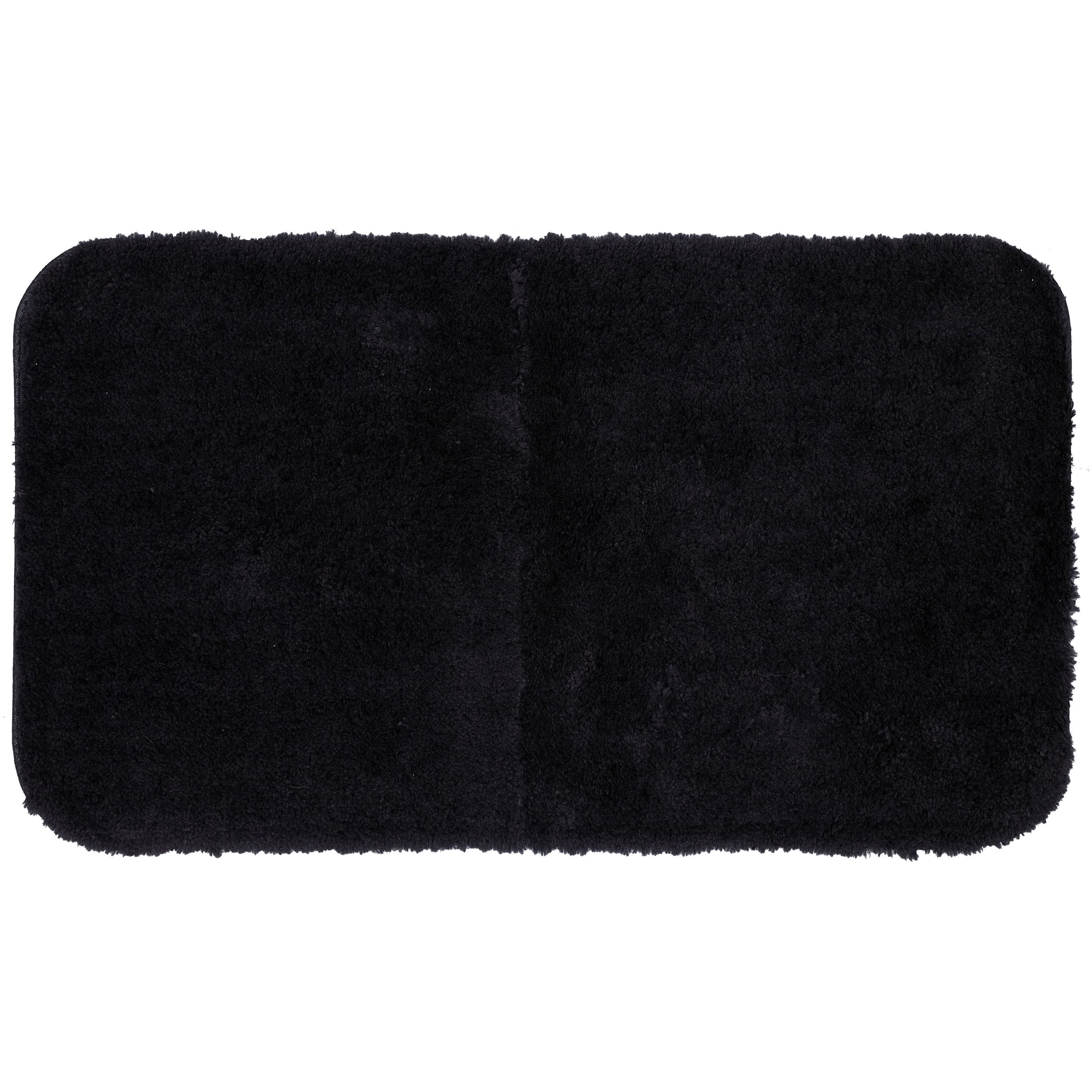 Mohawk Home Riverside Bath Rug Black, 1'5"x2', Black