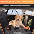 thumbnail image 2 of Lufebut - Extensor de asiento trasero, funda de asiento de coche para cama de asiento trasero, cama de viaje de coche, con ventana de malla y bolsillo de almacenamiento, soporta hamaca impermeable de, 2 of 5