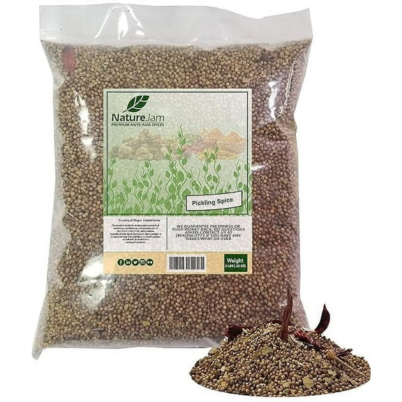 Naturejam Pickling Spice 2 Pounds Bulk Bag-Heat Sealed for Freshness