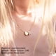thumbnail image 3 of Collar de viento de amor tridimensional DIY, collar con nombre personalizado, cadena de clavícula Joker femenina, 3 of 6