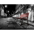 thumbnail image 3 of Outchill, L. 14x12 Black Modern Framed Museum Art Print Titled - Night Bench, 3 of 5