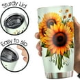 thumbnail image 3 of Best Mom Ever Mom Tumbler - Gifts For Mom From Daughter Son Kids Mother Tumbler for Mothers Day - Worlds Best Mom Mug Mothers Birthday Gifts Sunflower Gifts for Women 20Oz Stainless Steel Tumbler, 3 of 6