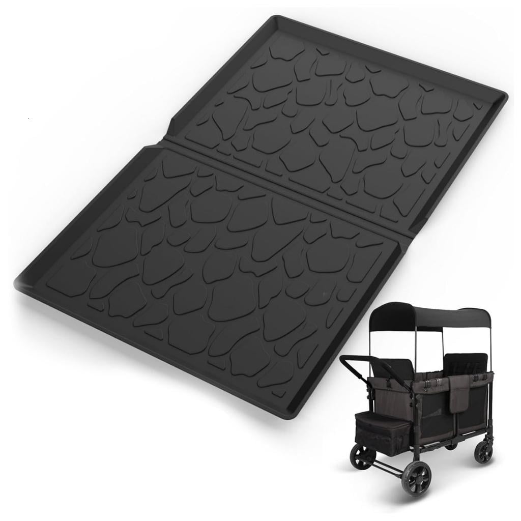 Osdhezcn Silicone Infant Stroller Seat Pad for Wagon W2/W4 Anti Slip Design Waterproof Easy Clean Baby Carriage Cushion