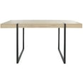 thumbnail image 2 of Safavieh Cael 33" Scandinavian Dining Table, Sand/Black, 2 of 4