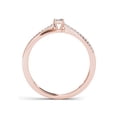 thumbnail image 3 of 1/8 Carat T.W. Diamond Split Shank Classic 10kt Rose Gold Engagement Ring, 3 of 5