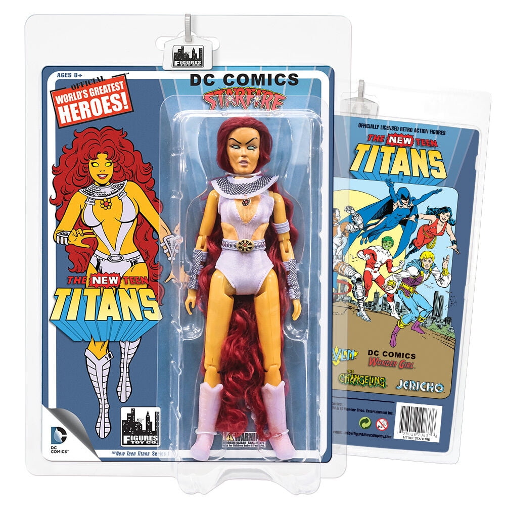 DC Comics 8 Inch Action Figures With Retro Cards: Starfire