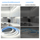 thumbnail image 5 of Tira Led Cob 10m Brillo Ajustable Para Interior 3000k/6000k Lab.G, Blanco, 5 of 5