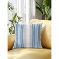 thumbnail image 2 of Outdoor Pillows Waterproof, Blue Gray Stripes Bedding Throw Pillows with Insert for Couch Sofa Bed, Contemporary Minimalist Abstract Lines 18x18 Inch Pillowcases Decorative Patio Pillow Set of 1, 2 of 8