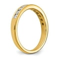 thumbnail image 6 of 14K Yellow Gold Diamond, Lab Grown Round Ring Band, Size 5, 6 of 6