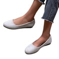 thumbnail image 3 of NOKIO Women'S Suede Loafers Women'S Flat Footwear Ladies Summer Fashion Shallow Mouth Solid Colour Soft Comfortable Flat Heel Round Head Lightweight Single Shoes Casual Shoes, 3 of 6