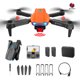 thumbnail image 2 of Drones FPV con carga USB de avión para niños y niñas (naranja, 2 baterías, sin cámara), 2 of 7