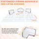thumbnail image 5 of ERQVHQV 20 piezas protectores de esquina de mesa, protectores de esquina de mesa de bebé transparentes, protectores de esquina de niños para Protector de esquina de muebles brillar Electrónica, 5 of 5