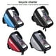 thumbnail image 4 of Bolsa de cuadro de tubo delantero Soidarity para bicicleta Soporte de bolsillo de pantalla táctil para teléfono móvil color negro, 4 of 6